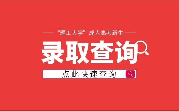 2023级重庆成人高考理工大学录取查询