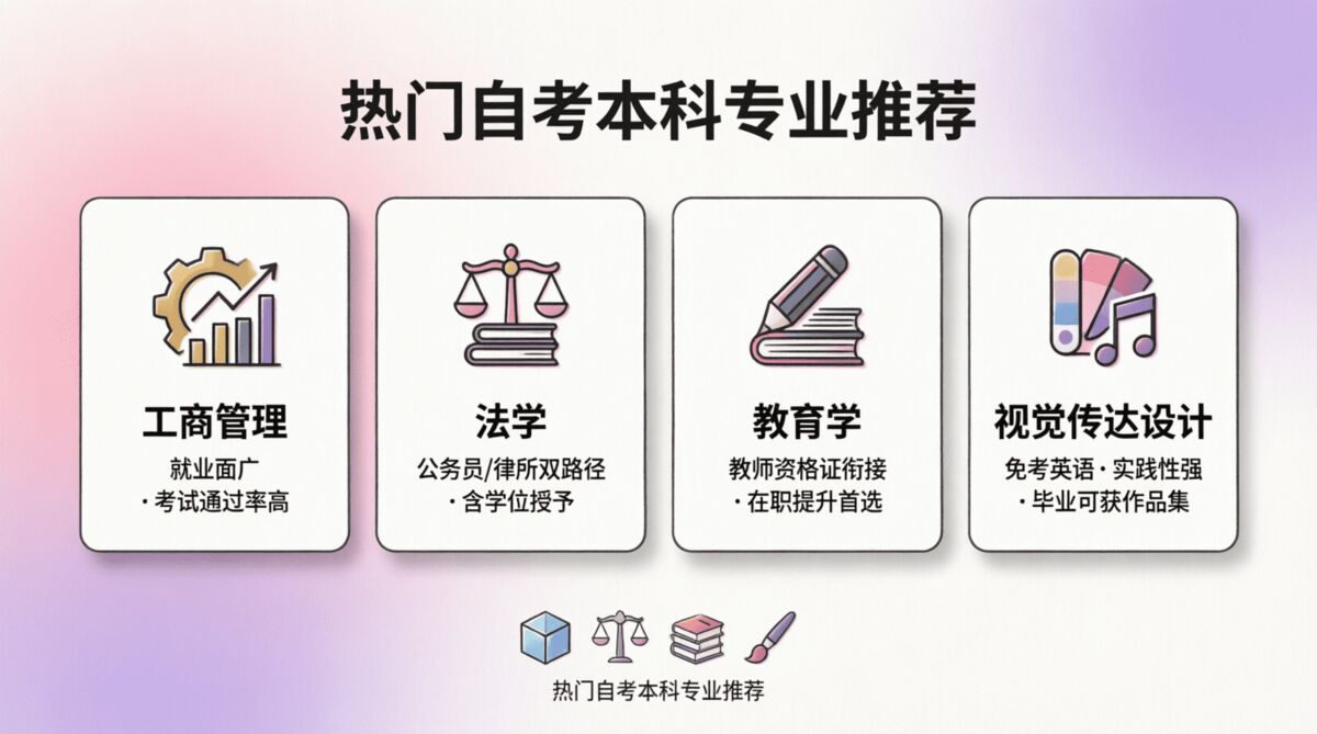 重庆自考本科专业有哪些?