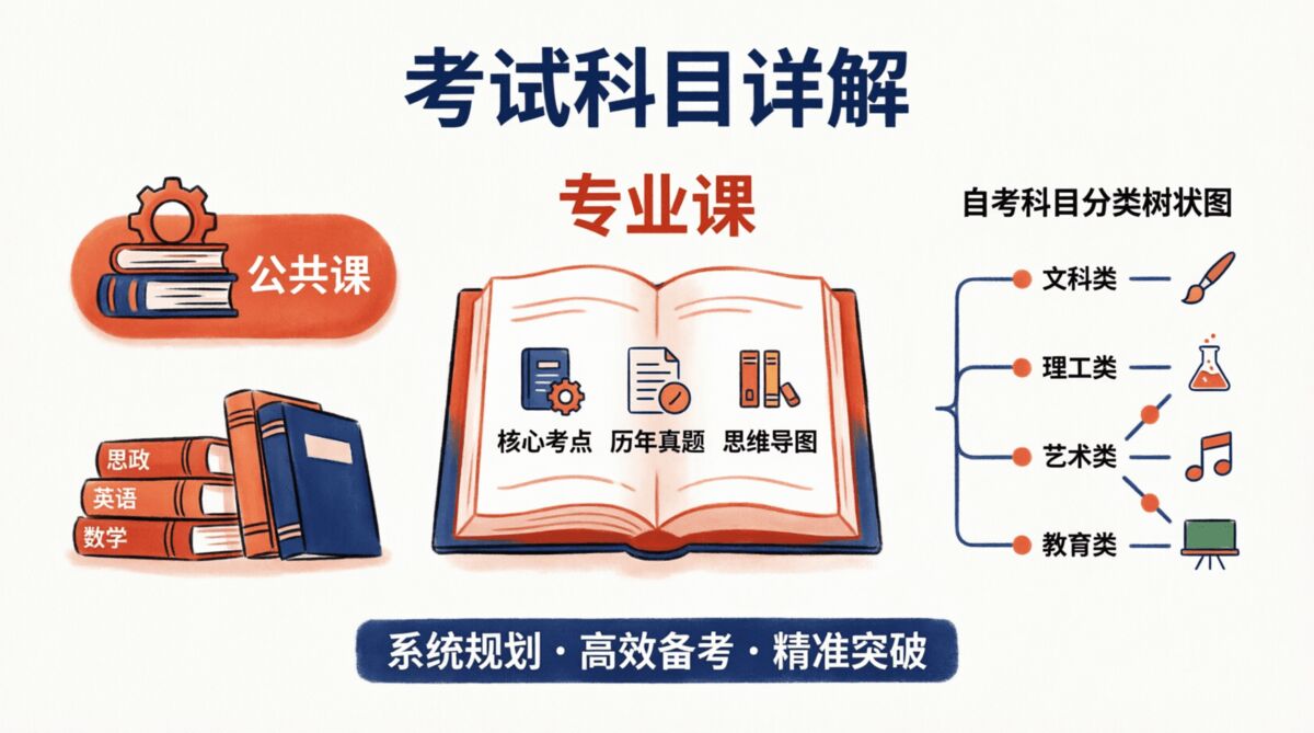 重庆自考考试科目有哪些?
