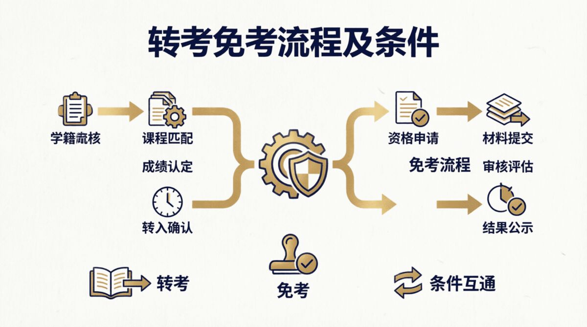 重庆自考转考免考怎么办理?